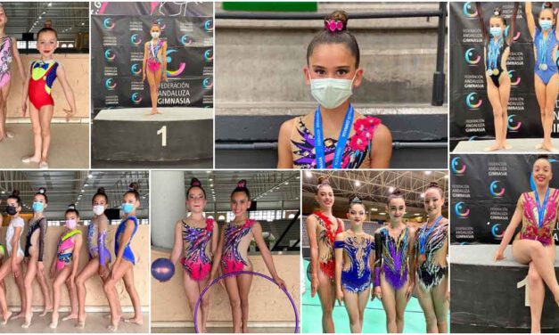 Lluvia de medallas para el Club Rítmica y Estética Alcanatif en San Fernando