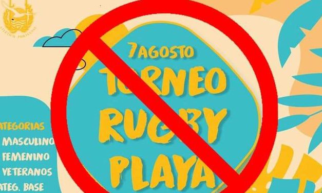 Cancelado el torneo de rugby playa anunciado para el 7 de agosto
