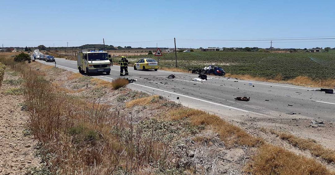 Un fallecido en un accidente entre