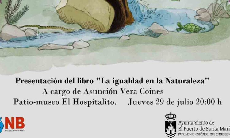 Asunción Vera presenta este jueves en El Hospitalito el libro "La igualdad en la naturaleza"