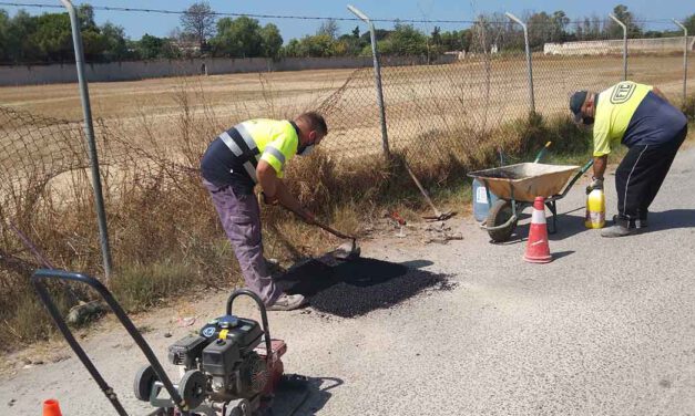 El Ayuntamiento inicia nuevas reparaciones de los socavones registrados en la APP Mejora El Puerto