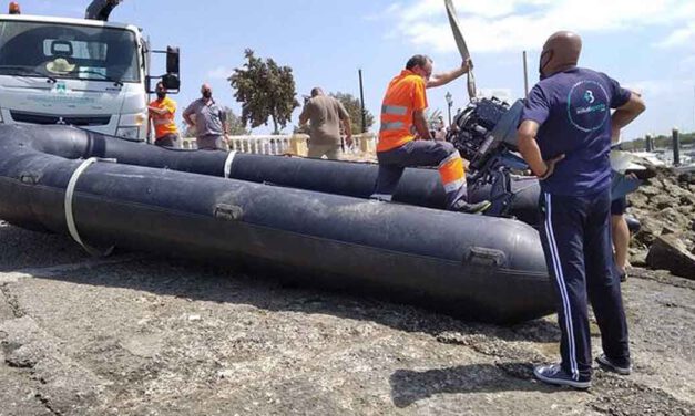 Intervenidos 1.650 kilos de hachís en una embarcación neumática en el río Guadalete