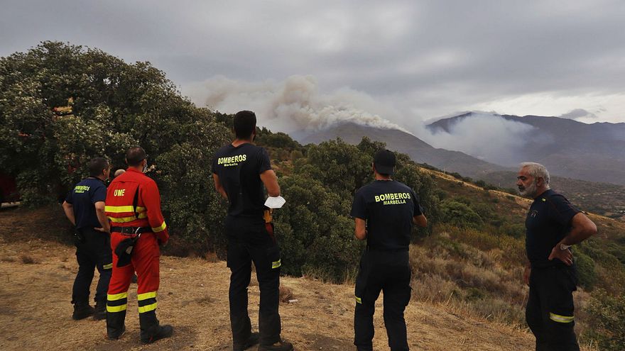 El incendio de Sierra Bermeja ha arrasado 9.670 hectáreas