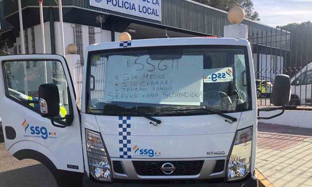 El servicio de la grúa municipal de nuevo suspendido por falta de pago