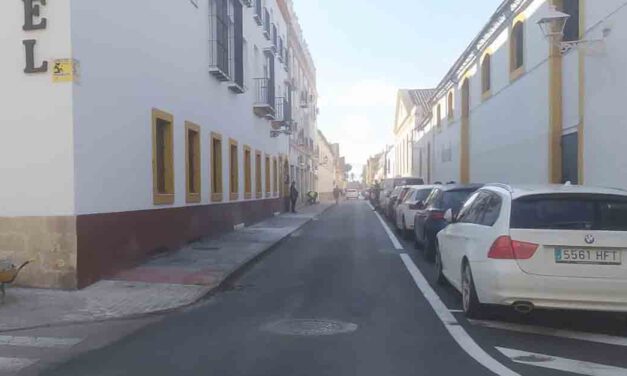 Finalizada la colocación de nuevos acerados en las calles Aurora y Carabela Santa María
