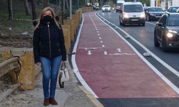 “El carril bici que no lleva a ningún sitio”, otra chapuza de Curro Martínez, ahora en La Puntilla