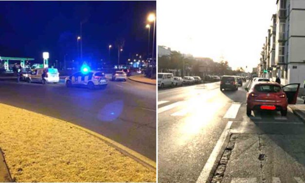 La Policía Local de El Puerto interviene en dos accidentes de tráfico con lesiones