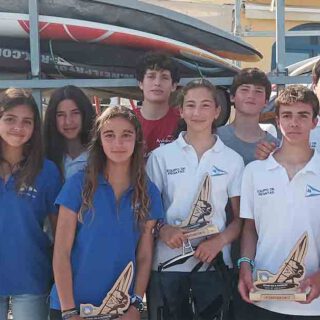 Éxito portuense en el campeonato de Andalucía de Techno, Foil y Raceboard en Benalmádena