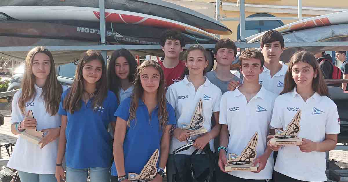 Éxito portuense en el campeonato de Andalucía de Techno, Foil y Raceboard en Benalmádena