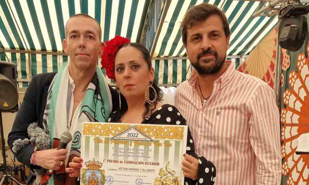 La Caseta de Víctor Raposo se alza con el Primer Premio de decoración de interiores de la Feria de El Puerto 2022
