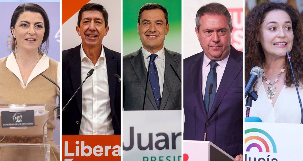 Moreno, Espadas, Marín, Olona y Rodríguez eligen Sevilla para el primer día de campaña