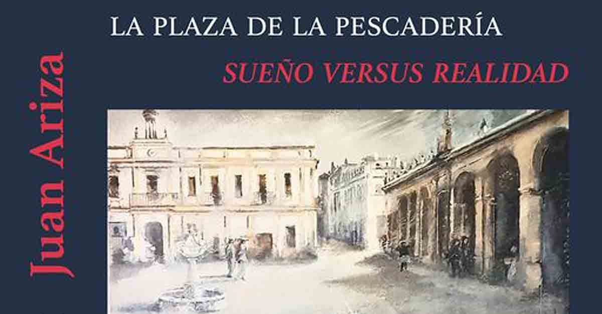 Betilo denuncia de la mano del pintor Juan Ariza la situación de abandono de la Plaza de la Pescadería