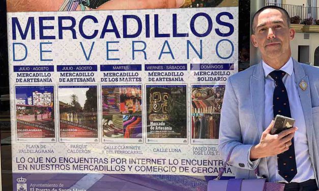 Calleja destaca la amplia oferta de Mercadillos con la que cuenta El Puerto