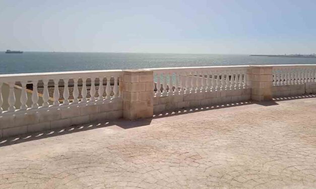 Concluidos los trabajos de reparación de la balaustrada del mirador de Fuentebravía