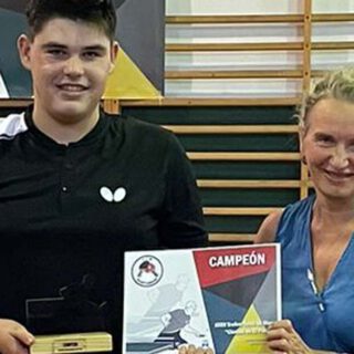 Fran Castillo Campeón del Trofeo de Tenis de Mesa "Ciudad de El Puerto"