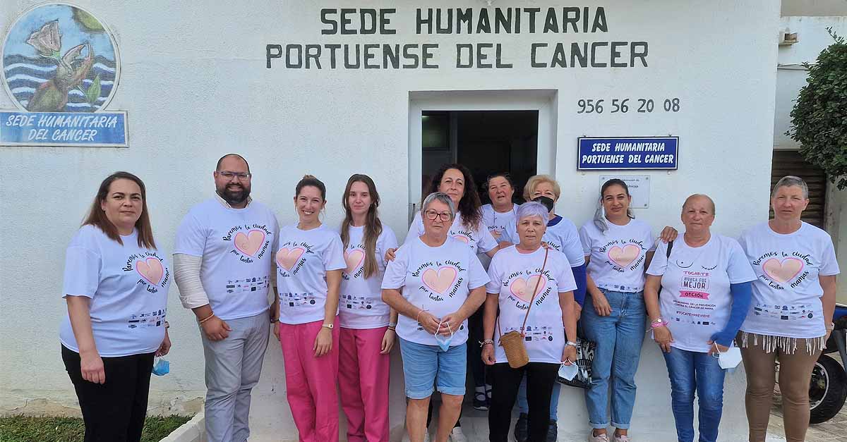 Gran labor de la Sede Humanitaria Portuense del Cáncer que atiende a unos 150 pacientes