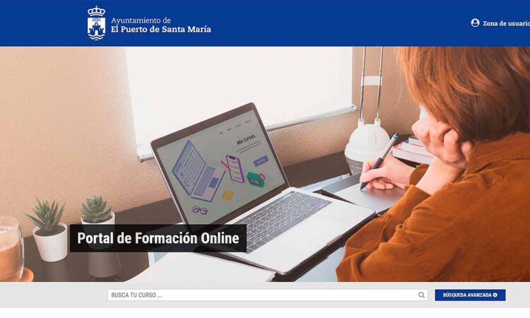 El Ayuntamiento de El Puerto crea un aula virtual en su web con acceso 24/7 para impulsar la formación