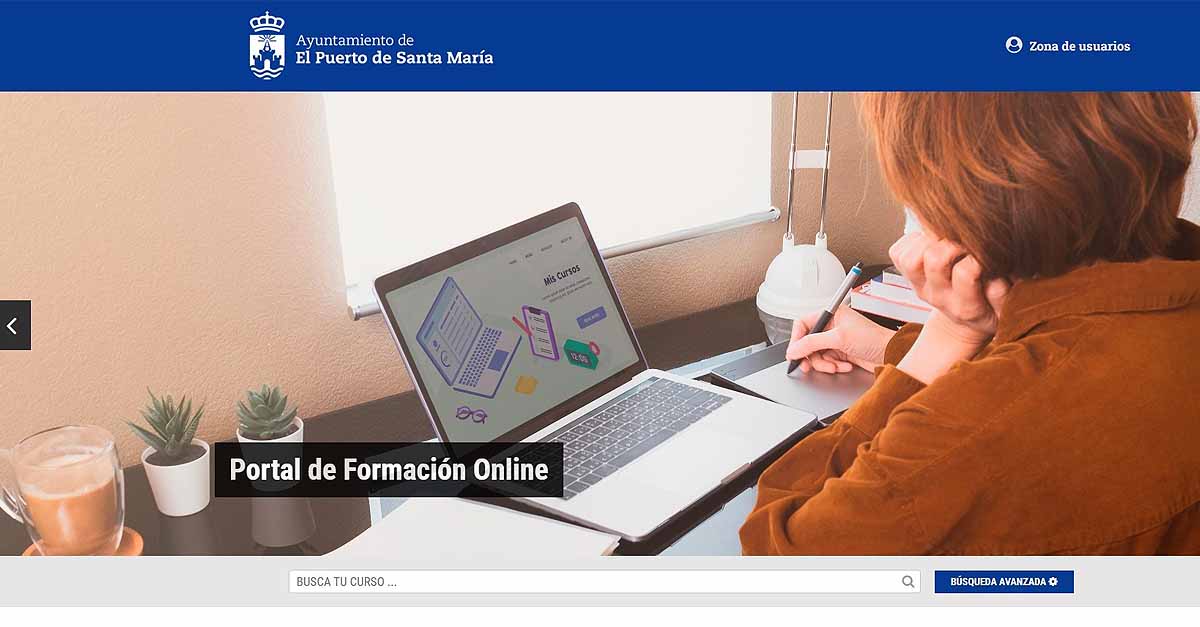 El Ayuntamiento de El Puerto crea un aula virtual en su web con acceso 24/7 para impulsar la formación
