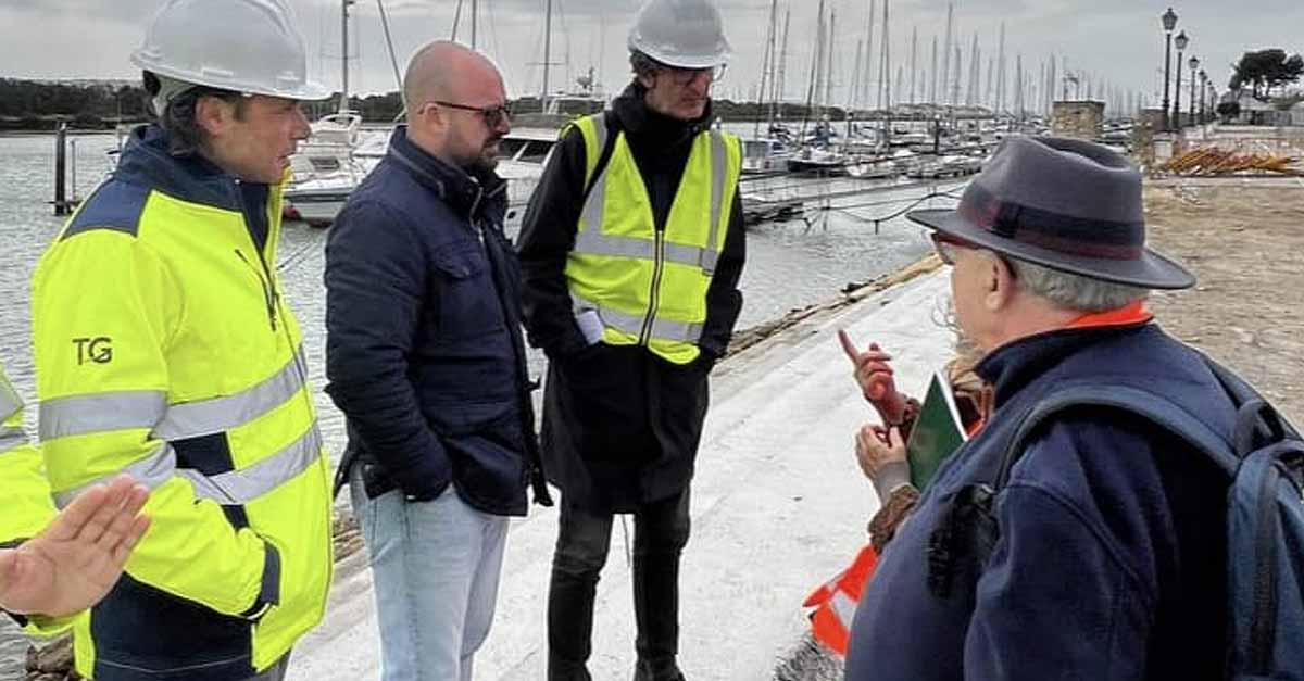 Avanza la construcción del Paseo Fluvial con nuevas gradas y miradores al Guadalete