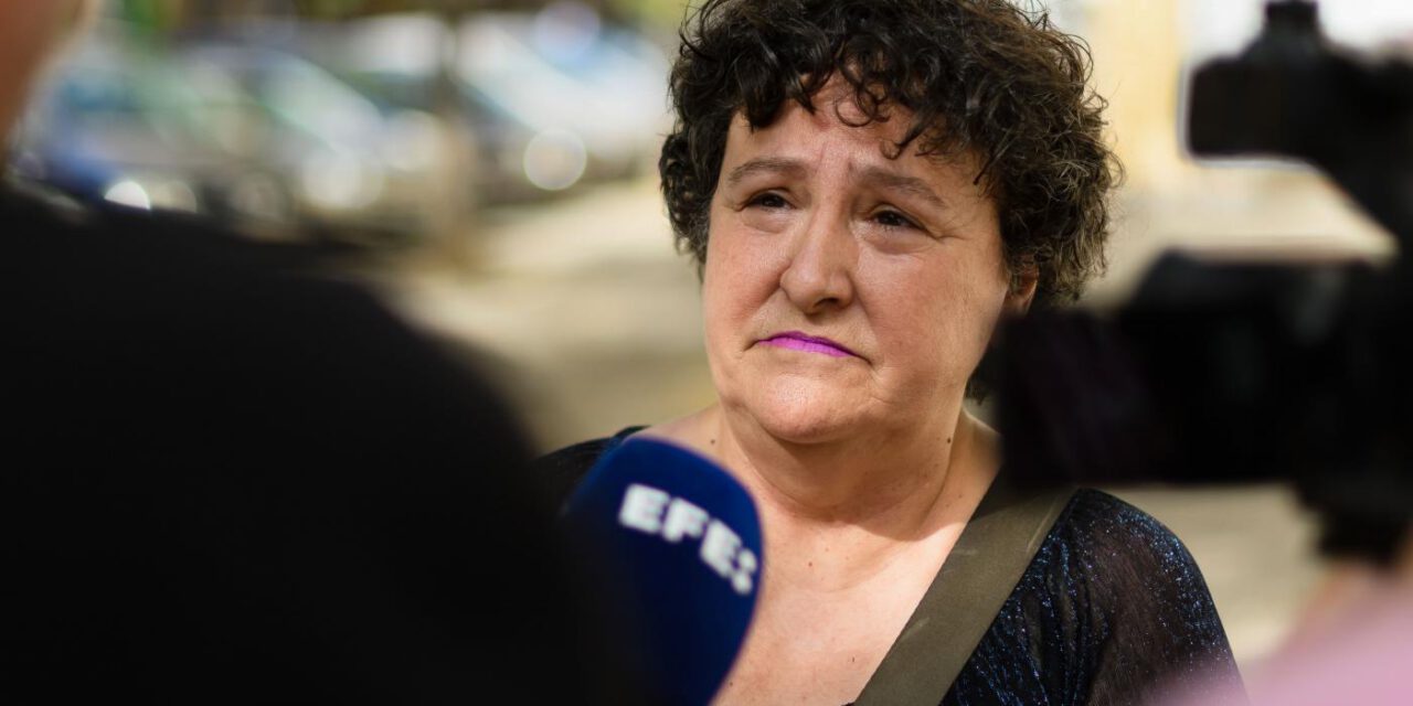 María Salmerón, libre tras cumplir sus nueve meses de prisión