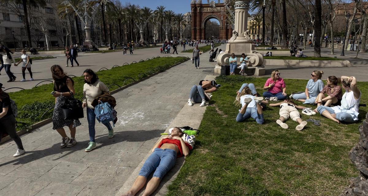 Mucho calor en la última semana de marzo, con máximas por encima de 30 grados