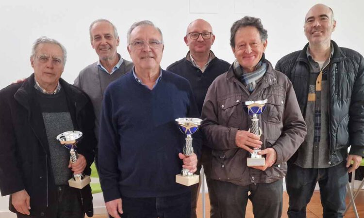 Entregados los trofeos del Campeonato Provincial de Ajedrez para Mayores de 65 años