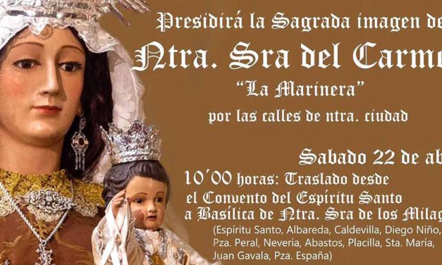 Vía Lucis con la Virgen del Carmen Marinera del Espíritu Santo, este sábado