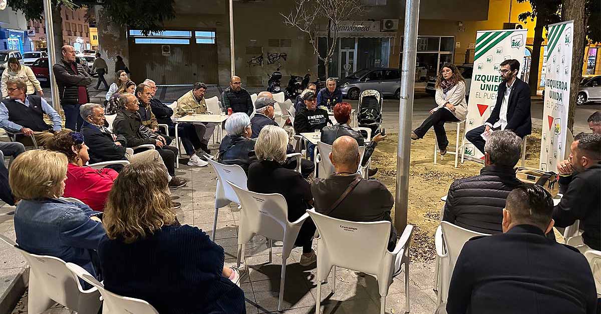 IU anima a debatir sobre el modelo de ciudad que la ciudadanía quiere para El Puerto