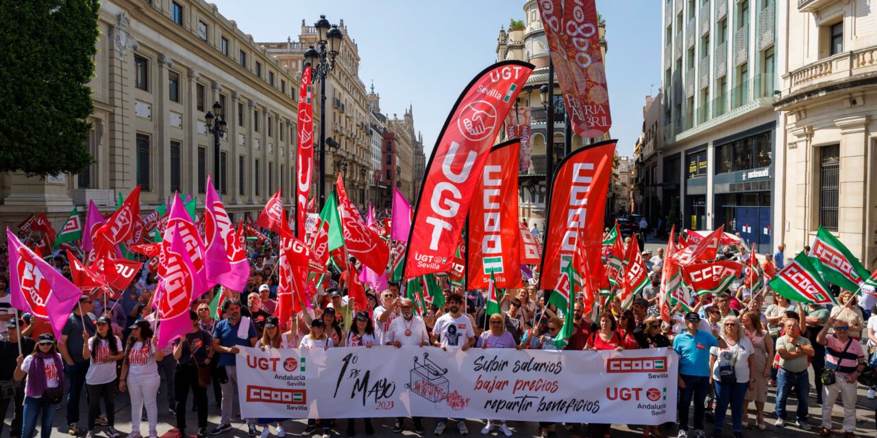 Los sindicatos cifran en 40.000 los manifestantes en Andalucía