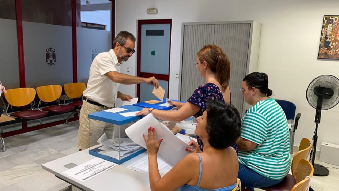 La participación de los portuenses en las urnas sube casi cinco puntos con respecto a 2019