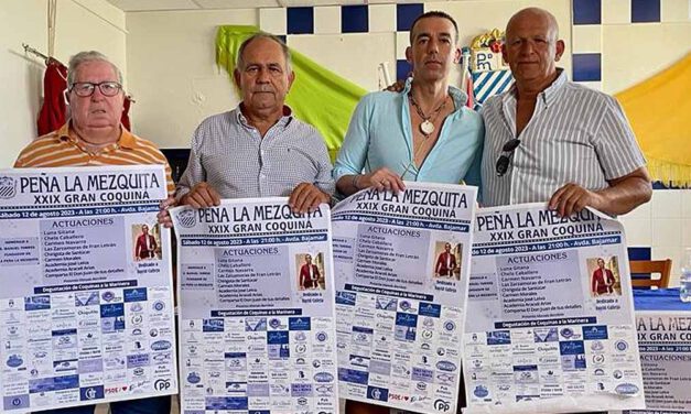 La Peña La Mezquita dedica la XXIX Gran Coquiná Popular a Calleja por su dedicación a las fiestas