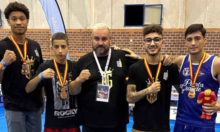 La Escuela de Boxeo García obtiene cuatro medallas en el Campeonato de España