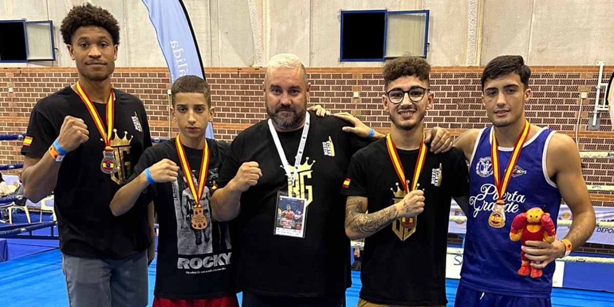 La Escuela de Boxeo García obtiene cuatro medallas en el Campeonato de España