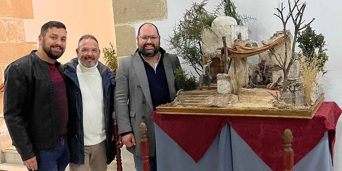 Inaugurado el Belén de la Asociación Belenista Portuense Ángel Martínez en el Palacio de Reinoso Mendoza