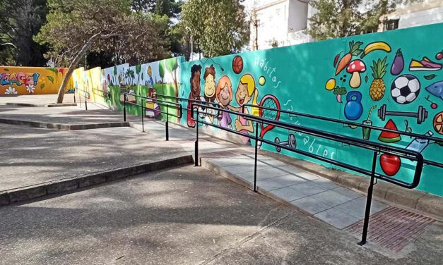 Finalizan las obras de mejora de accesibilidad del colegio Cristóbal Colón de El Puerto