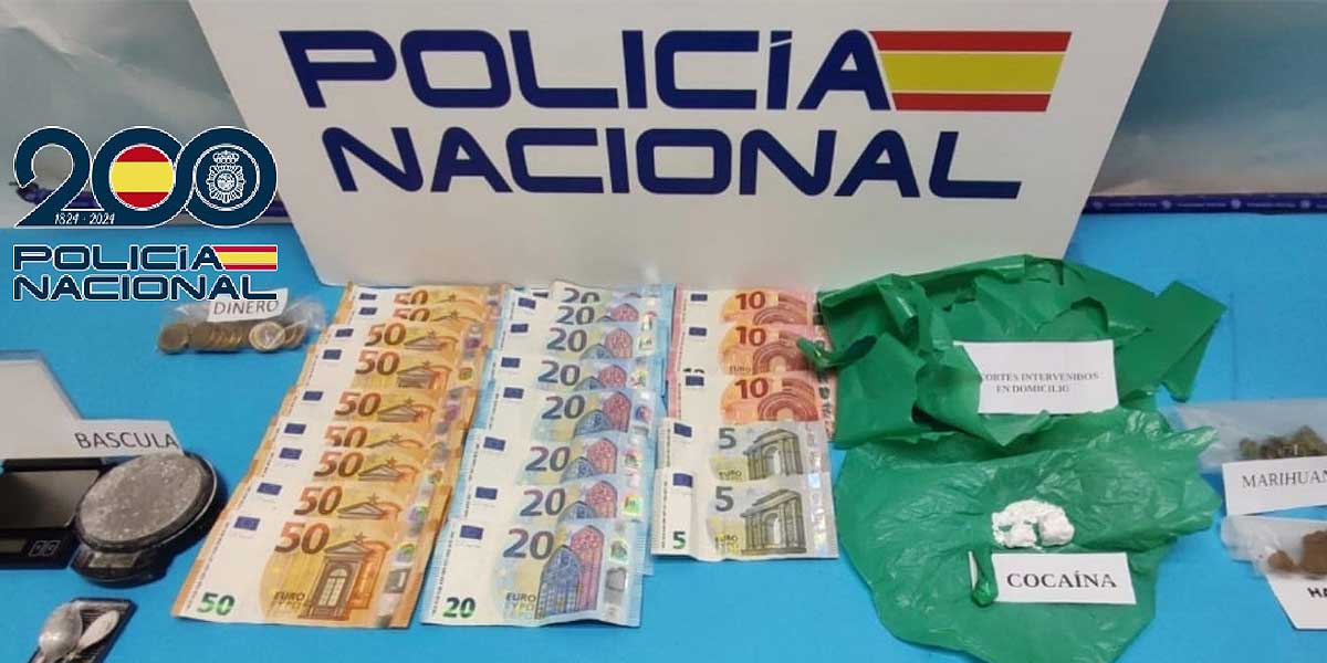 La Policía Nacional desmantela un punto de venta de cocaína en El Puerto