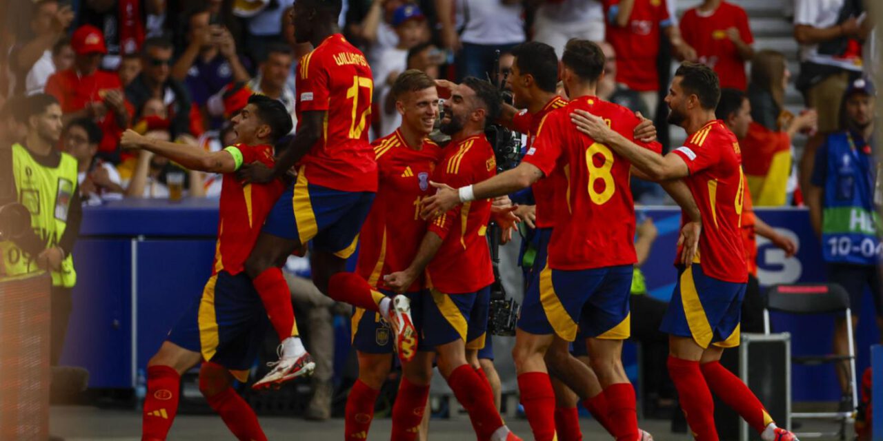 España pasa a semifinales de la Eurocopa tras ganar a Alemania con un gol en el 119