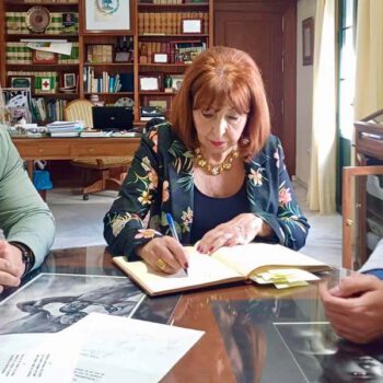 Germán Beardo se suma al homenaje que Trebujena rinde a Rafael Alberti con ocasión de la Feria del Libro