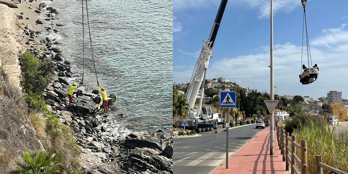 Retiran de oficio un coche caído hace meses a una playa tras la negativa del propietario