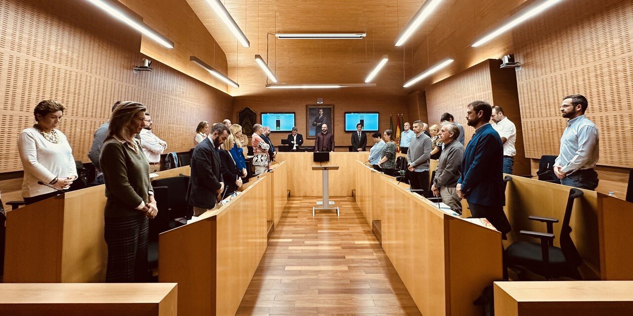 El Ayuntamiento de El Puerto se solidariza con las víctimas de la DANA guardando un minuto de silencio en el Pleno