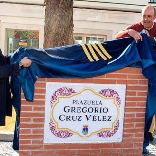 Inaugurada la Plazuela Gregorio Cruz Vélez en la Avenida de Los Toreros de El Puerto