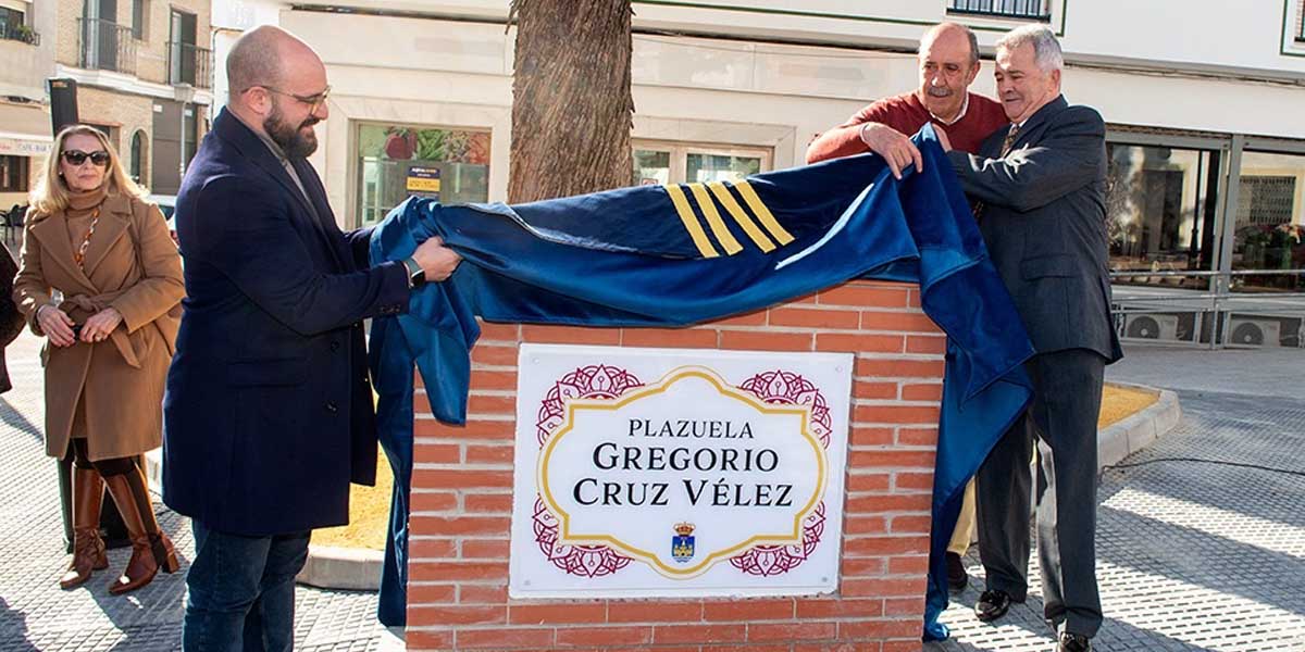 Inaugurada la Plazuela Gregorio Cruz Vélez en la Avenida de Los Toreros de El Puerto