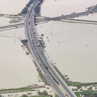 Andalucía mantiene once carreteras cortadas por inundación tras el paso de Martinho