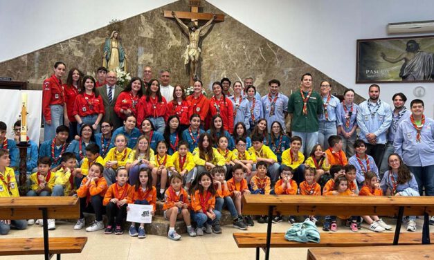 El Grupo Scout San Jorge celebra su 45º aniversario con una misa conmemorativa
