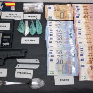 Desarticulado un punto de venta de drogas en la barriada de Los Milagros