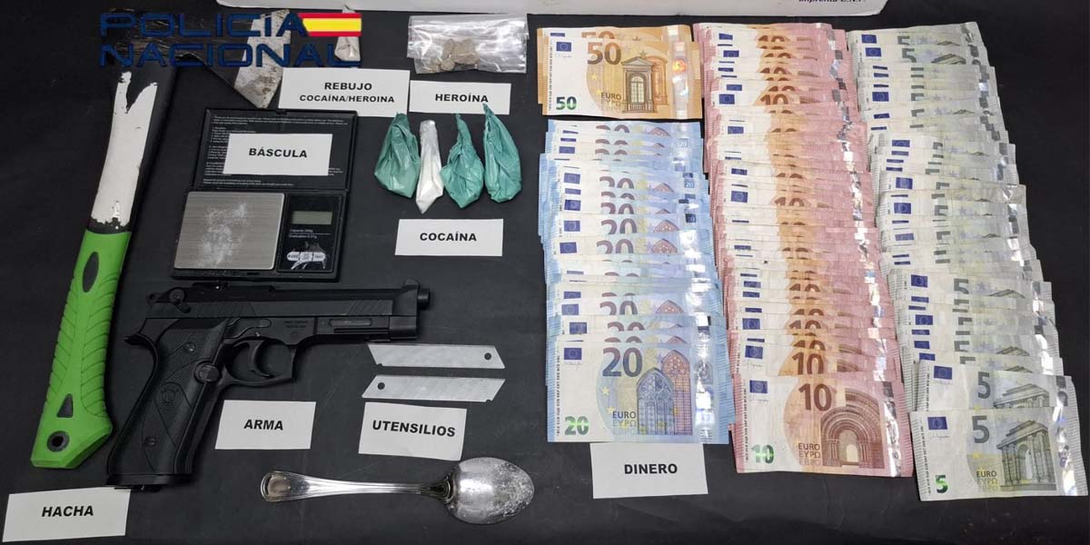 Desarticulado un punto de venta de drogas en la barriada de Los Milagros