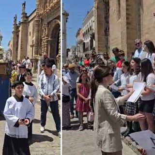 La imagen de la Niña María volvió a salir en procesión tras más de 40 años