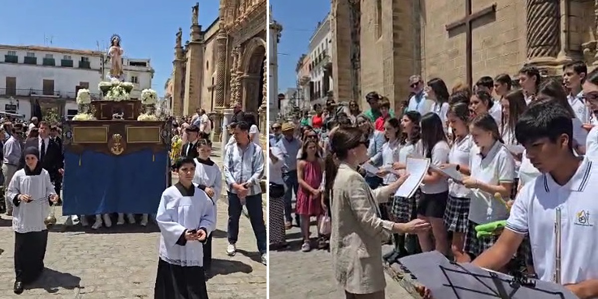 La imagen de la Niña María volvió a salir en procesión tras más de 40 años