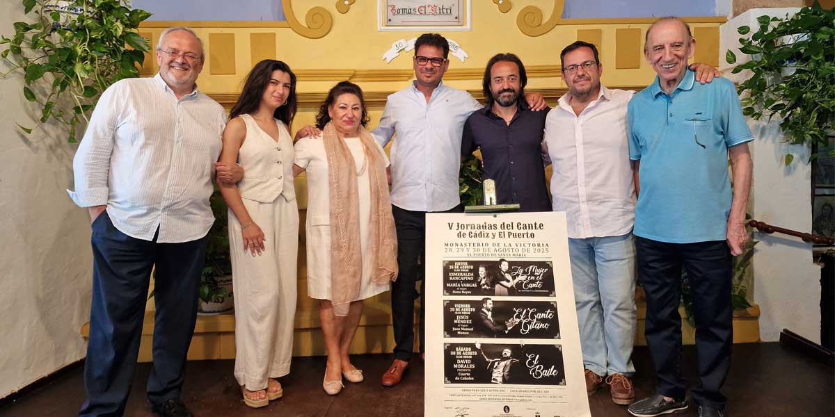 Las V Jornadas del Cante de Cádiz y El Puerto regresan al Monasterio de la Victoria del 28 al 30 de agosto