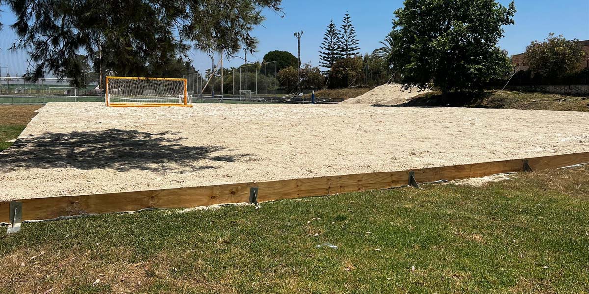 El campo de fútbol playa de la Euro Beach Soccer League se queda en El Puerto, en la Ciudad Deportiva